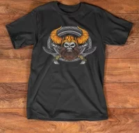Camiseta vikingo skull beard jbg24