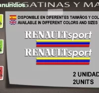 Pegatinas renault sport b/n ref: f77