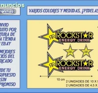 Pegatinas rockstar rr energy ref: pad83