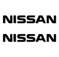 Pegatinas nissan letras rv110