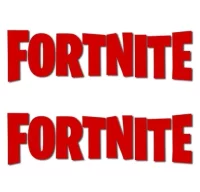 Pegatinas fortnite letras rv213