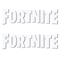 Pegatinas fortnite letras rv213