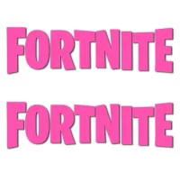 Pegatinas fortnite letras rv213