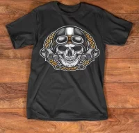 Camiseta caferacer skullbiker jbg11