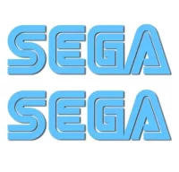 Pegatinas sega logo rv220