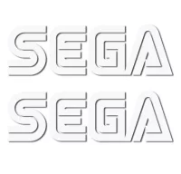 Pegatinas sega logo rv220