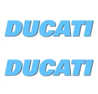 Pegatinas ducati letras rv177