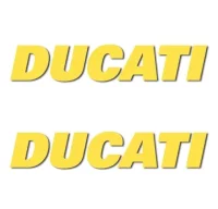 Pegatinas ducati letras rv177