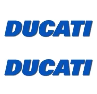 Pegatinas ducati letras rv177