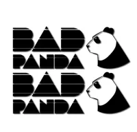 Pegatinas bad panda rv96