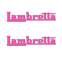 Pegatinas lambretta logo rv267