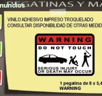 Pegatina warning do not touch ref: fd325