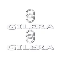 Pegatinas gilera logo letras rv183