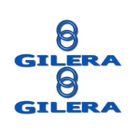 Pegatinas gilera logo letras rv183