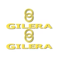 Pegatinas gilera logo letras rv183