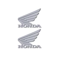 Pegatinas honda alas con letras rv194