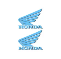 Pegatinas honda alas con letras rv194