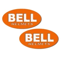 Pegatinas bell helmet negativo rv386