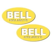 Pegatinas bell helmet negativo rv386