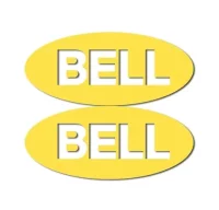 Pegatinas bell negativo rv382