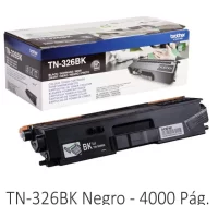 Toner brother tn326bk, original, negro, 4000 pagin