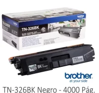 Toner brother tn326bk, original, negro, 4000 pagin