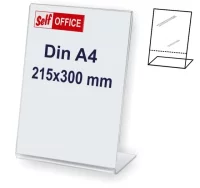 Expositor portaprecios sobremesa din a4 [ l ] meta