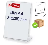 Expositor portaprecios sobremesa din a4 [ l ] meta