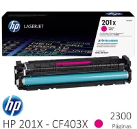 Toner hp 201x color magenta, cf403x, alta capacida