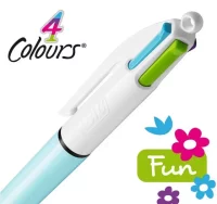 Bic 4 colores fun, bolígrafo cuatro colores clarit