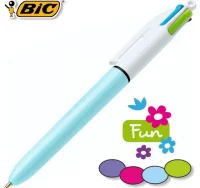 Bic 4 colores fun, bolígrafo cuatro colores clarit