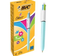 Bic 4 colores fun, bolígrafo cuatro colores clarit