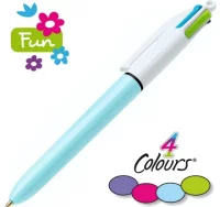 Bic 4 colores fun, bolígrafo cuatro colores clarit