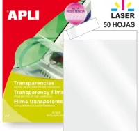 Transparencias impresoras laser color apli caja 50