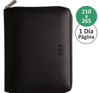 Agenda finocam open cremallera pol 1000 negro 2023