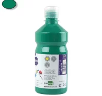 Témpera escolar líquida liderpapel tp17 500ml verd