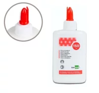 Cola blanca liderpapel lavable, botella 150 ml eco
