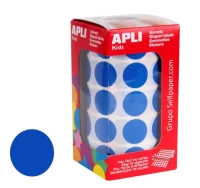 Gomets apli 4860, circulos adhesivos 20 mm azules