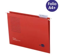 Carpeta colgante folio liderpapel sf10 color rojo