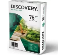 Papel din a4, folios de 75 grs 500h discovery, eco