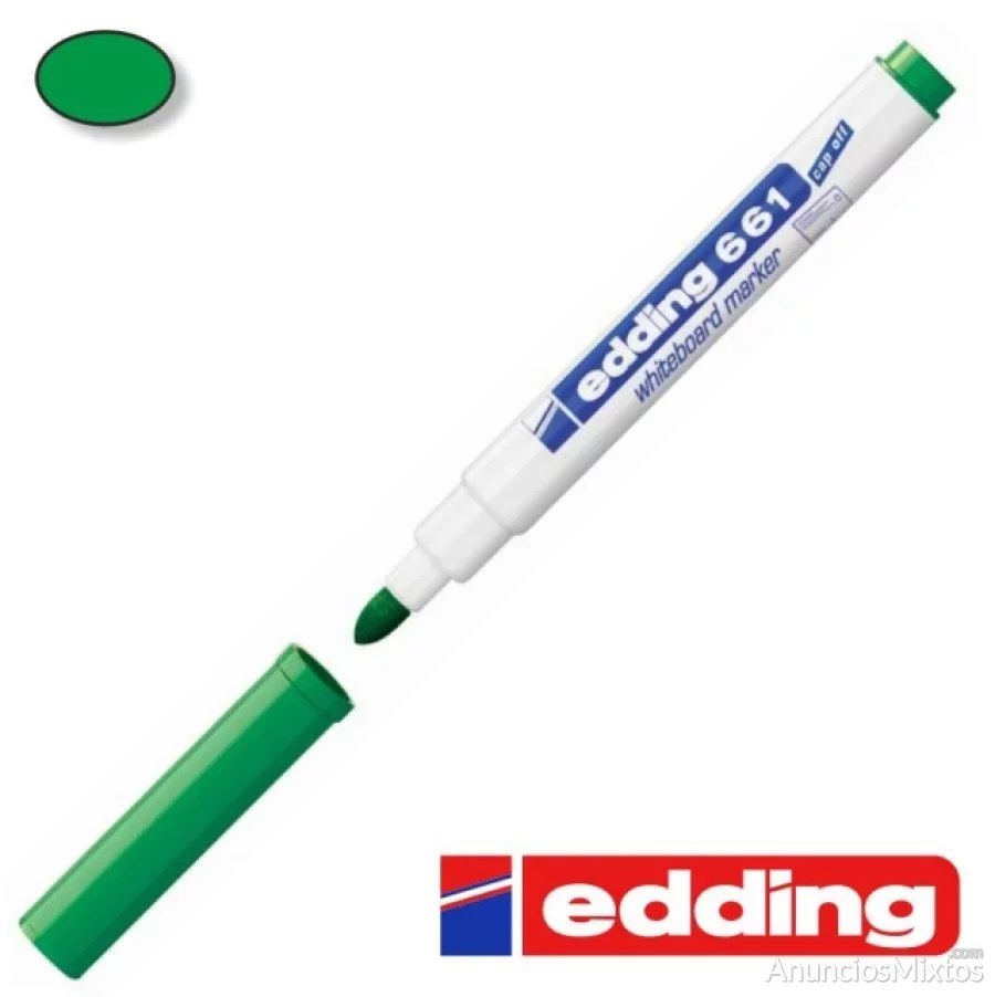 Rotulador pizarra blanca edding 661-004 verde