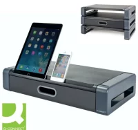 Soporte para monitor, tablet y móvil q-connect con