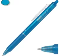 Pilot frixion ball clicker cyan azul claro, borrab