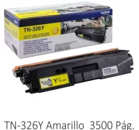 Toner original brother tn326y amarillo