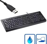 Teclado usb kensington value impermeable al derram