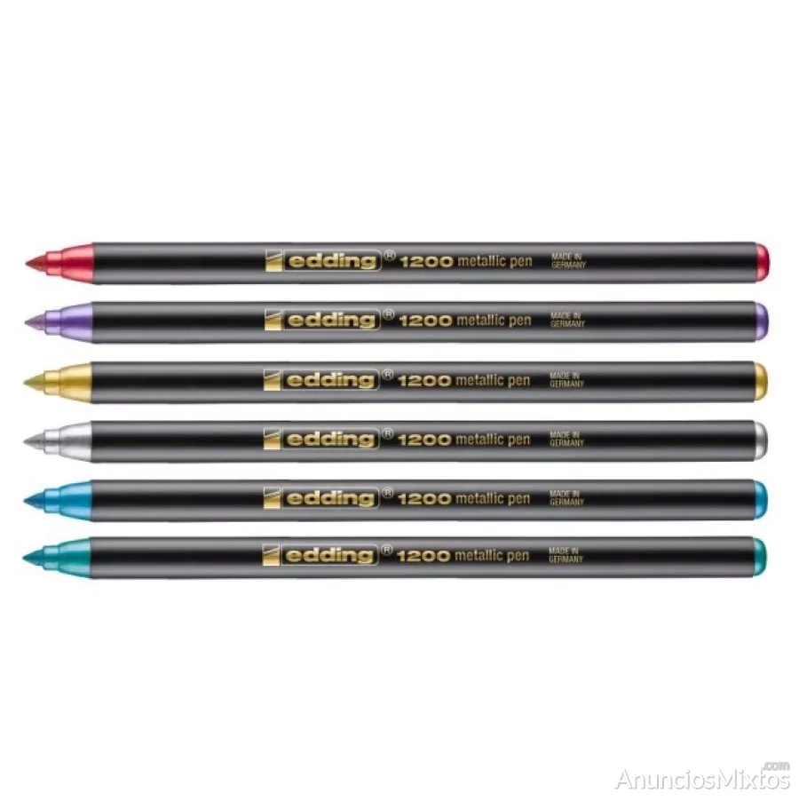 Rotulador edding 1200-073 metalizado azul