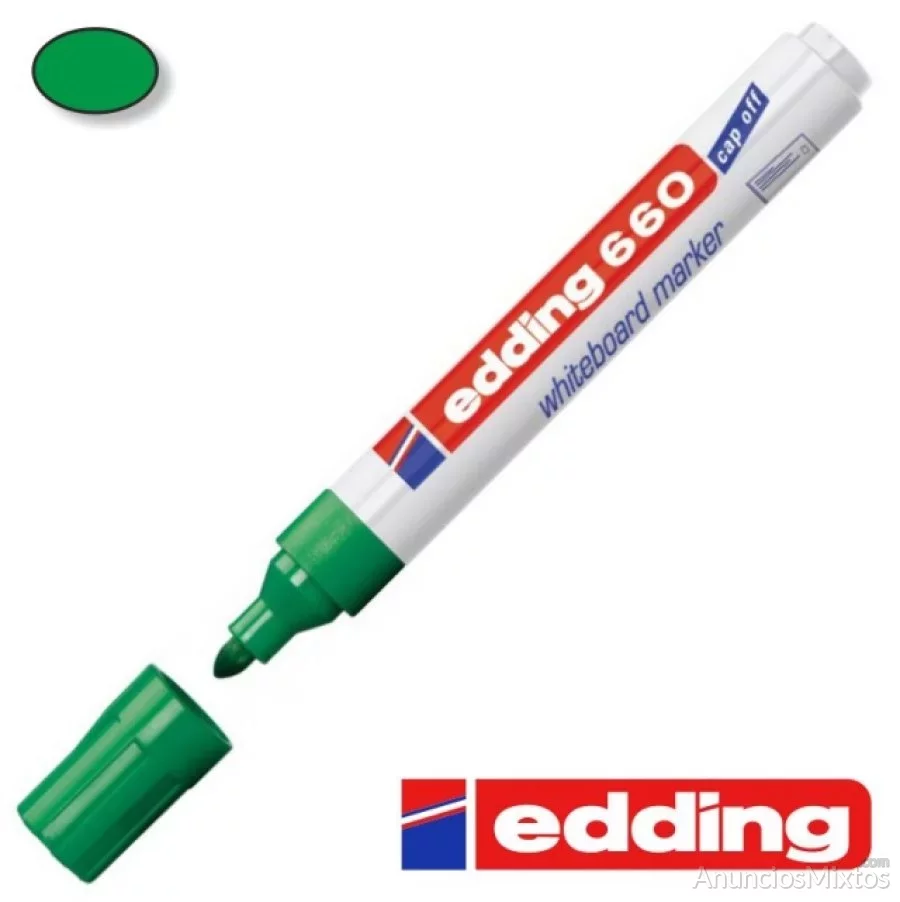 Rotulador pizarra edding 660-004 verde