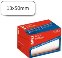 Etiquetas rollo apli 01682 - 13x50 mm 2100 uds.