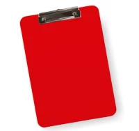 Carpeta portanotas con pinza miniclip din a4 rojo