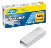 Grapas rapid 24/6 strong extra fuertes galvanizada